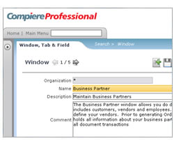 View Easier Application Customization with Compiere
