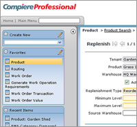 ERP software demo - Inventory Replenishment