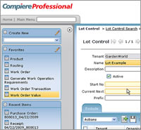 ERP software demo - Shipments with Lot Control
