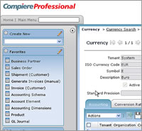 ERP software demo - Multi-Currency
